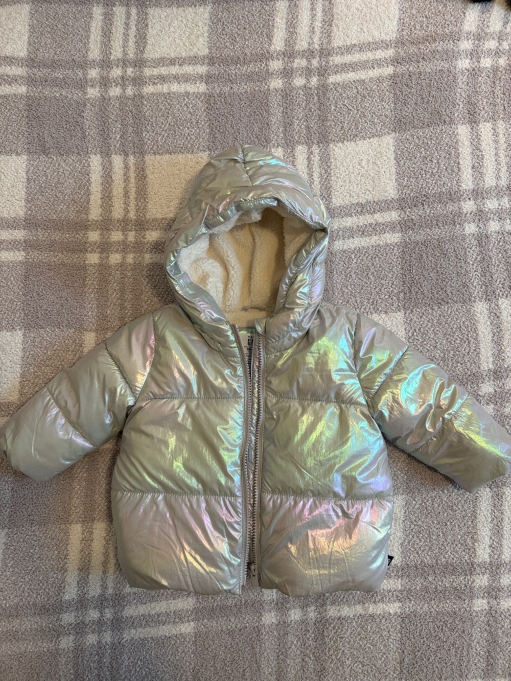 GAP Baby Cream Sherpa Jacket - Cream